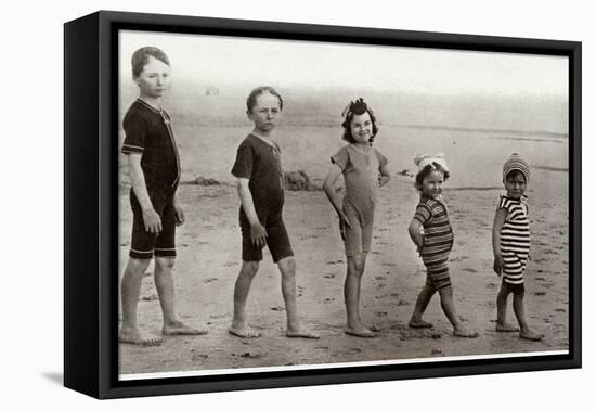 Children in Swimwear-null-Framed Premier Image Canvas