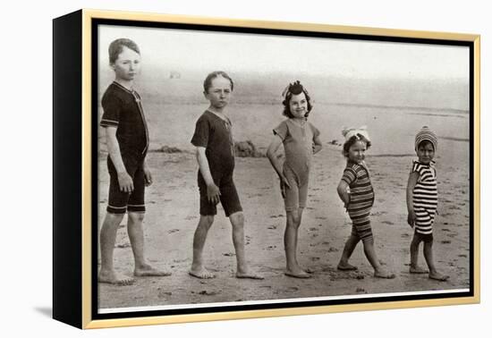 Children in Swimwear-null-Framed Premier Image Canvas