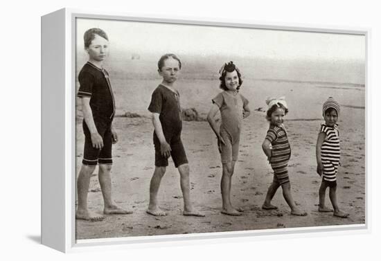 Children in Swimwear-null-Framed Premier Image Canvas
