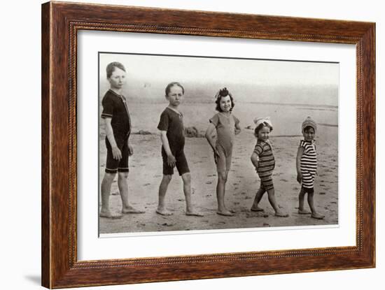 Children in Swimwear-null-Framed Photographic Print