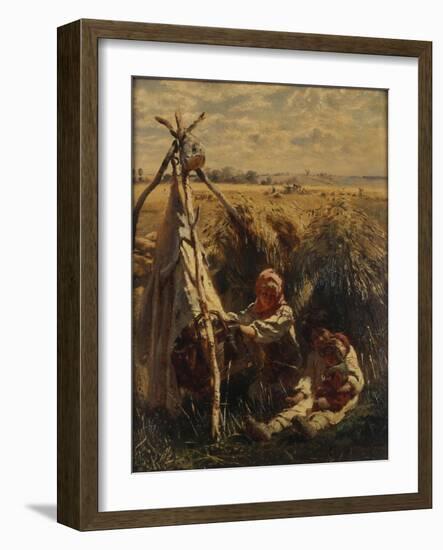 Children in the Fields, 1870-Konstantin Yegorovich Makovsky-Framed Giclee Print