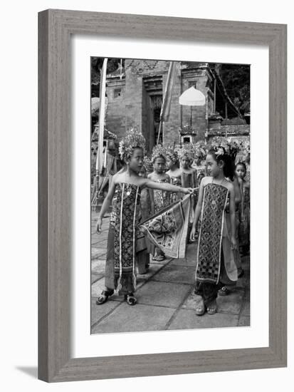 Children in Traditional Dresses-null-Framed Photographic Print