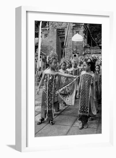 Children in Traditional Dresses-null-Framed Photographic Print