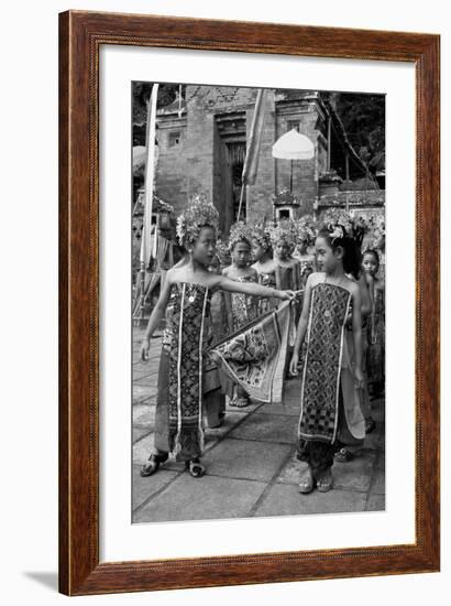 Children in Traditional Dresses-null-Framed Photographic Print