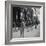 Children Jump Roping on Sidewalk Next to Brooklyn Brownstones, NY, 1949-Ralph Morse-Framed Photographic Print