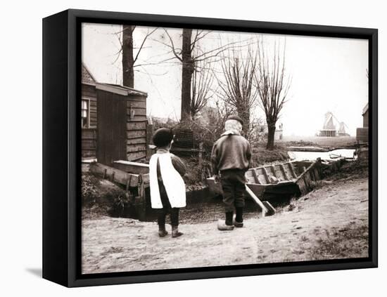 Children, Laandam, Netherlands, 1898-James Batkin-Framed Premier Image Canvas