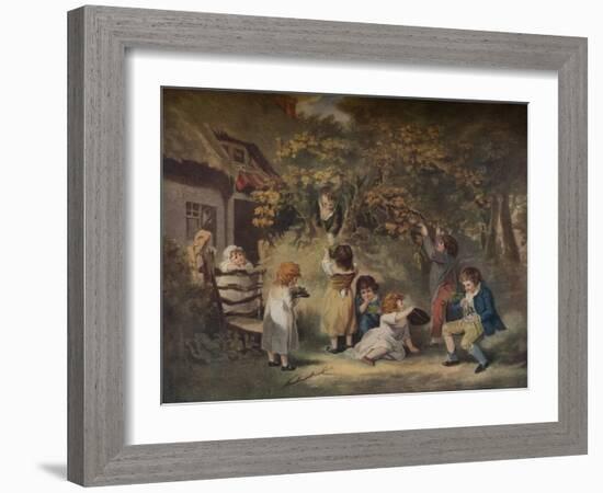 'Children Nutting', c1783-Edward Dayes-Framed Giclee Print