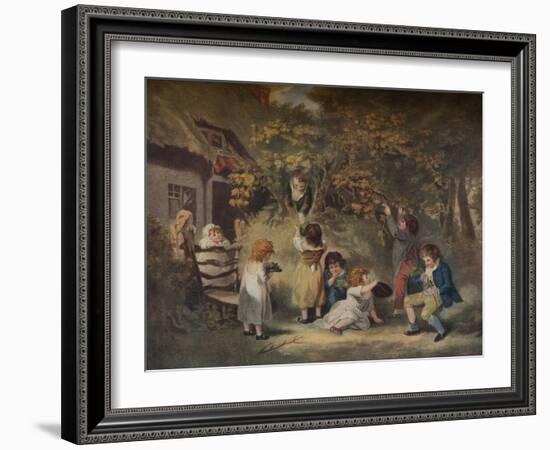 'Children Nutting', c1783-Edward Dayes-Framed Giclee Print