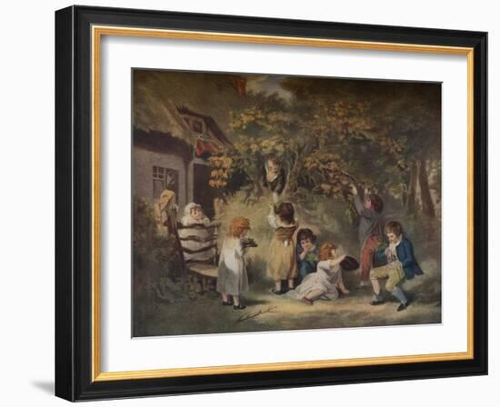 'Children Nutting', c1783-Edward Dayes-Framed Giclee Print