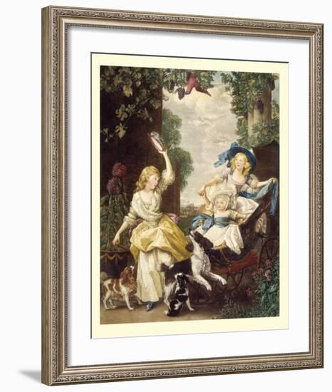 Children of George III-John Singleton Copley-Framed Art Print