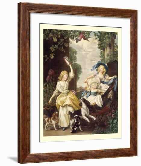 Children of George III-John Singleton Copley-Framed Art Print