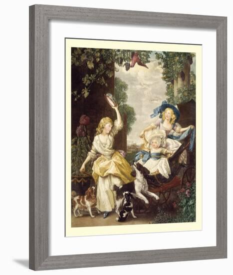 Children of George III-John Singleton Copley-Framed Art Print