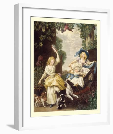 Children of George III-John Singleton Copley-Framed Art Print