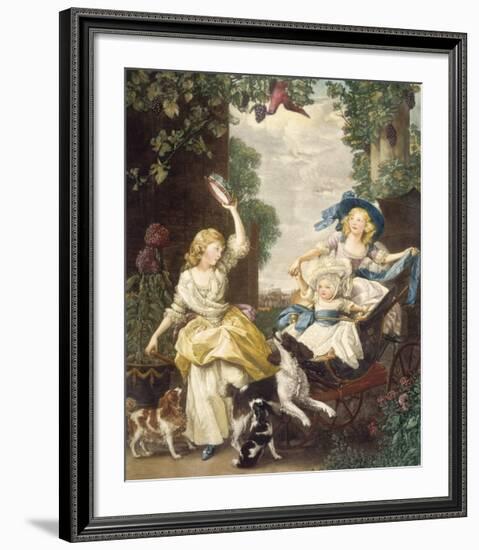 Children of George III-John Singleton Copley-Framed Premium Giclee Print