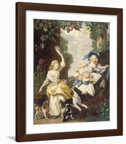 Children of George III-John Singleton Copley-Framed Premium Giclee Print