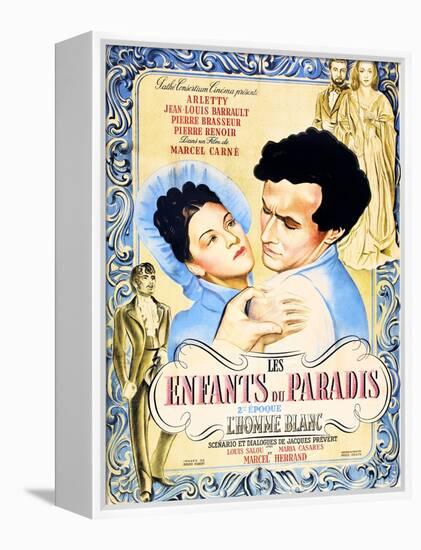 Children of Paradise, (aka Les Enfants du Paradis), Maria Casares, Jean-Louis Barrault, 1945-null-Framed Stretched Canvas