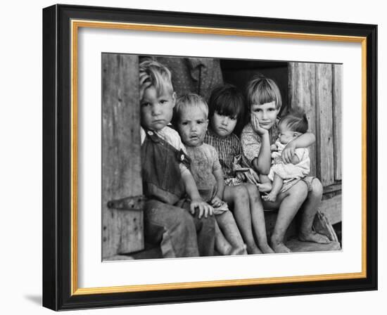 Children of the Depression, 1940-Science Source-Framed Giclee Print