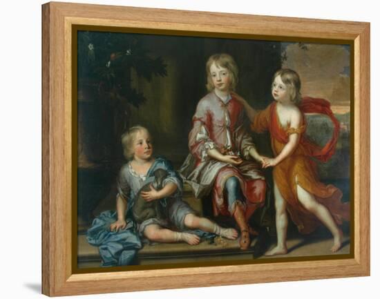 Children of the Howard Family-Godfrey Kneller-Framed Premier Image Canvas