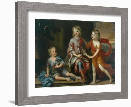 Children of the Howard Family-Godfrey Kneller-Framed Giclee Print