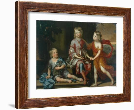 Children of the Howard Family-Godfrey Kneller-Framed Giclee Print