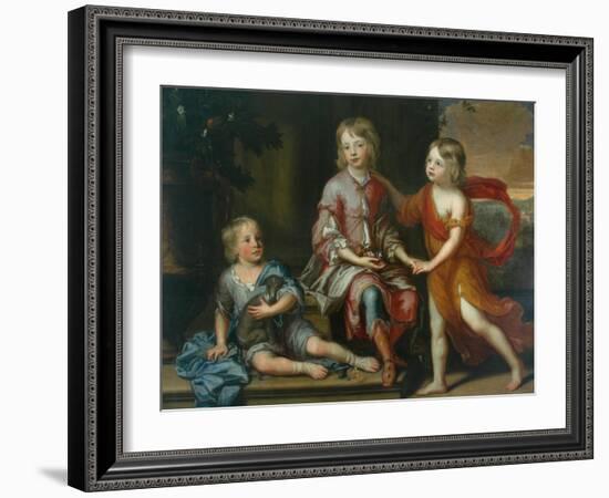 Children of the Howard Family-Godfrey Kneller-Framed Giclee Print