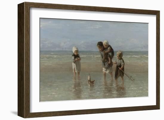 Children of the Sea, 1872-Jozef Israels-Framed Giclee Print