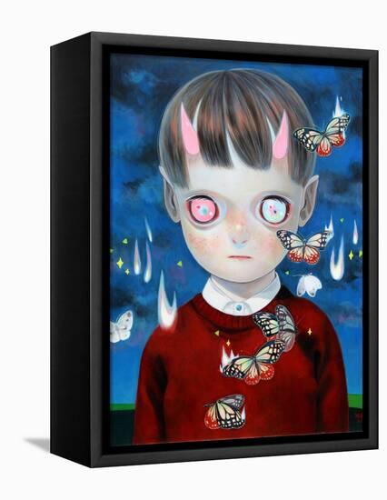 Children of This Planet 16-Hikari Shimoda-Framed Stretched Canvas