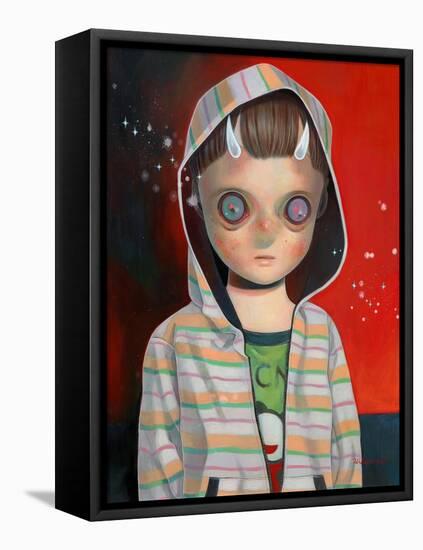 Children of This Planet 36-Hikari Shimoda-Framed Stretched Canvas