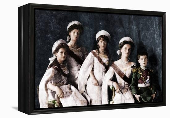 Children of Tsar Nicholas II of Russia, c1910-Unknown-Framed Premier Image Canvas