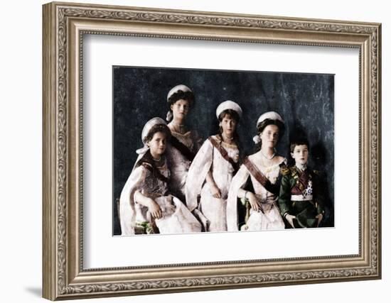 Children of Tsar Nicholas II of Russia, c1910-Unknown-Framed Photographic Print