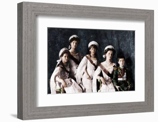 Children of Tsar Nicholas II of Russia, c1910-Unknown-Framed Photographic Print