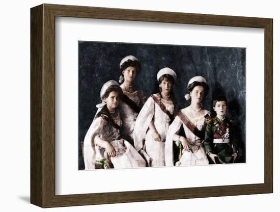Children of Tsar Nicholas II of Russia, c1910-Unknown-Framed Photographic Print