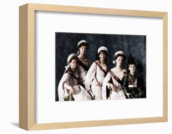 Children of Tsar Nicholas II of Russia, c1910-Unknown-Framed Photographic Print