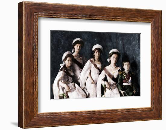 Children of Tsar Nicholas II of Russia, c1910-Unknown-Framed Photographic Print