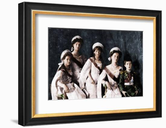 Children of Tsar Nicholas II of Russia, c1910-Unknown-Framed Photographic Print