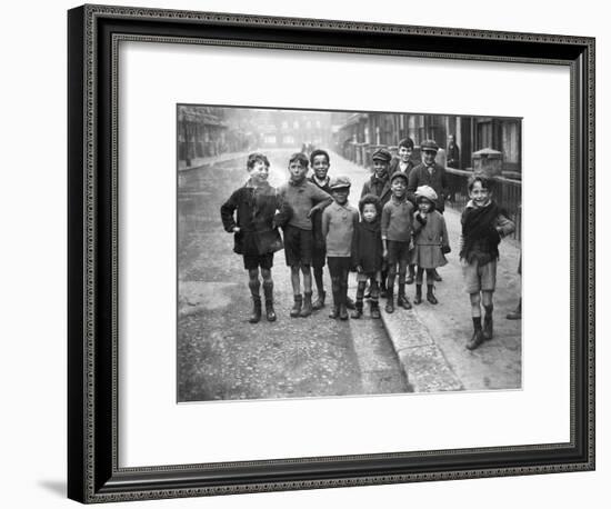 Children on a Street-null-Framed Photographic Print