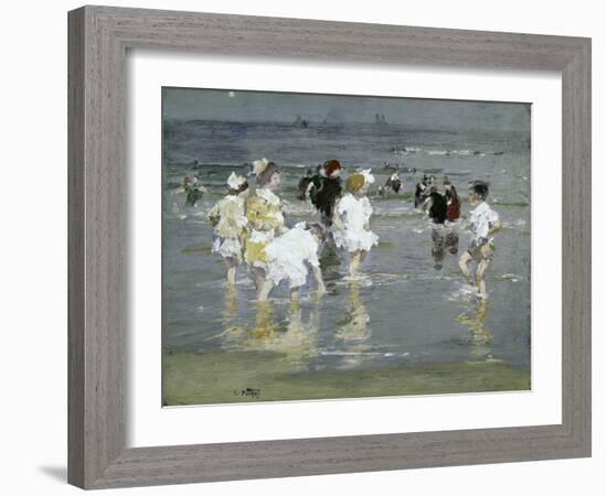 Children on the Beach-Edward Henry Potthast-Framed Giclee Print