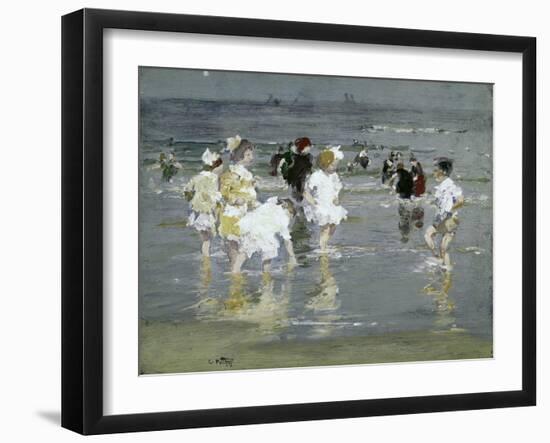 Children on the Beach-Edward Henry Potthast-Framed Giclee Print