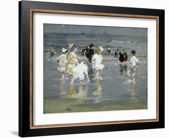 Children on the Beach-Edward Henry Potthast-Framed Giclee Print