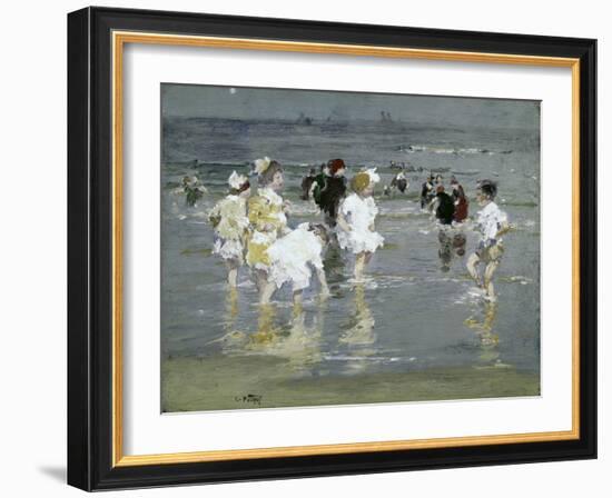 Children on the Beach-Edward Henry Potthast-Framed Giclee Print