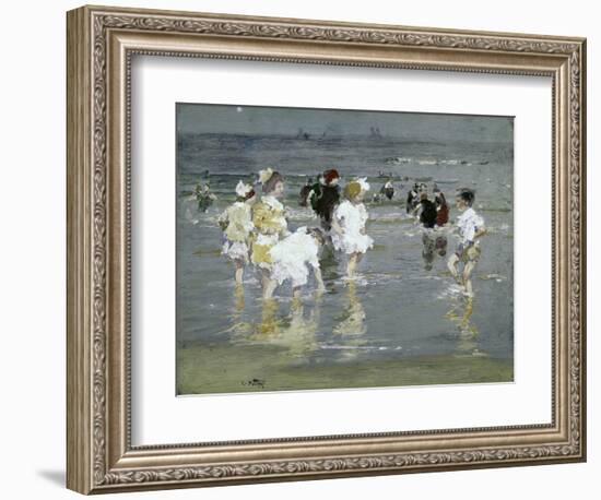 Children on the Beach-Edward Henry Potthast-Framed Giclee Print