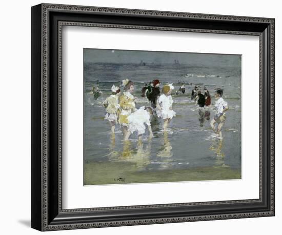 Children on the Beach-Edward Henry Potthast-Framed Giclee Print
