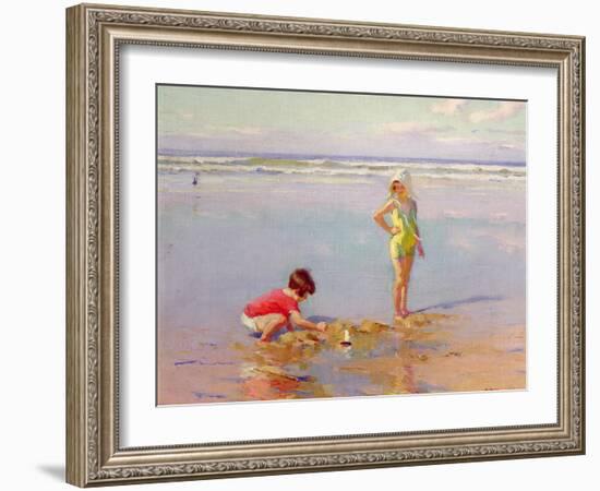 Children on the Beach-Charles-Garabed Atamian-Framed Giclee Print