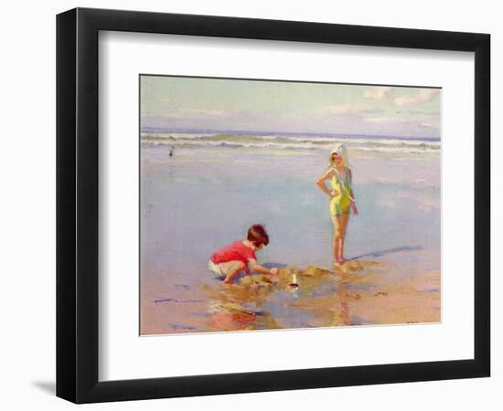 Children on the Beach-Charles-Garabed Atamian-Framed Giclee Print