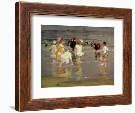 Children on the Beach-Edward Henry Potthast-Framed Giclee Print