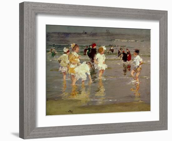 Children on the Beach-Edward Henry Potthast-Framed Giclee Print