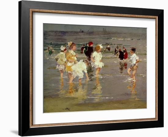 Children on the Beach-Edward Henry Potthast-Framed Giclee Print