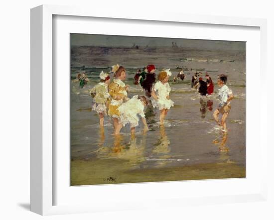 Children on the Beach-Edward Henry Potthast-Framed Giclee Print