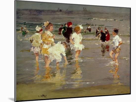 Children on the Beach-Edward Henry Potthast-Mounted Giclee Print