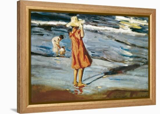 Children on the Beach-Joaqu?n Sorolla y Bastida-Framed Stretched Canvas